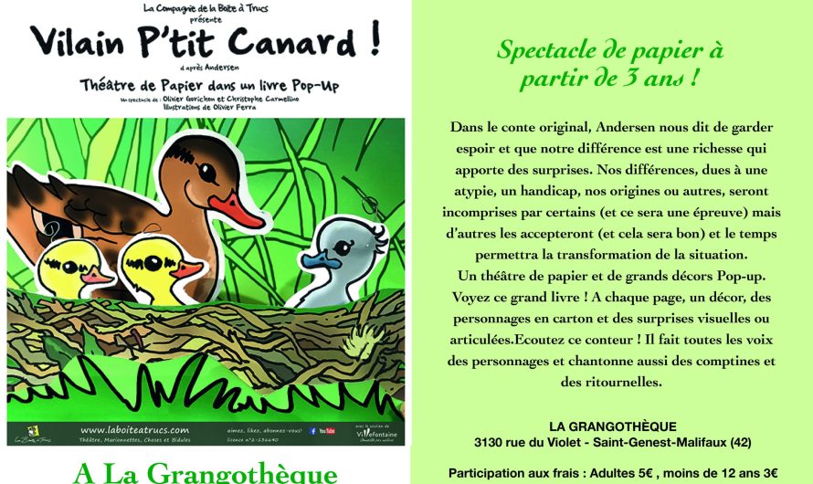 « Le Vilain P&rsquo;tit Canard ! »